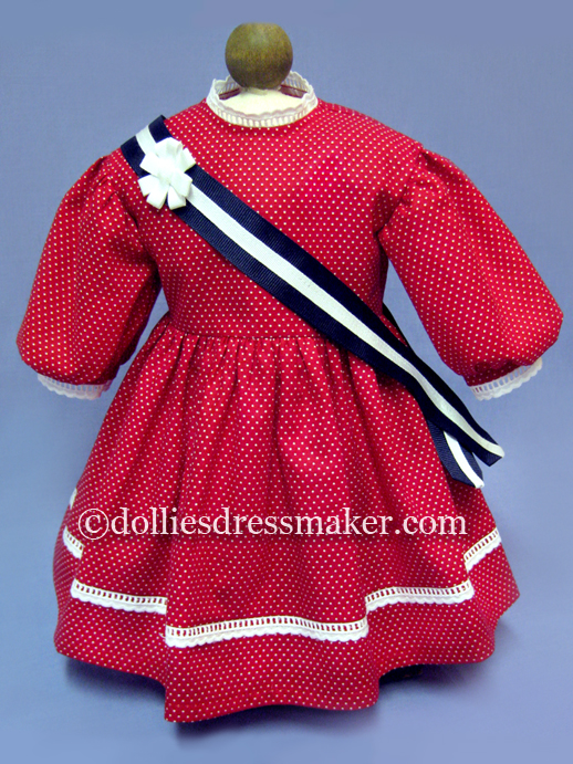 Patriotic Dress | American Girl Doll Addy | Inspired by Addy’s RETIRED Patriotic Dress