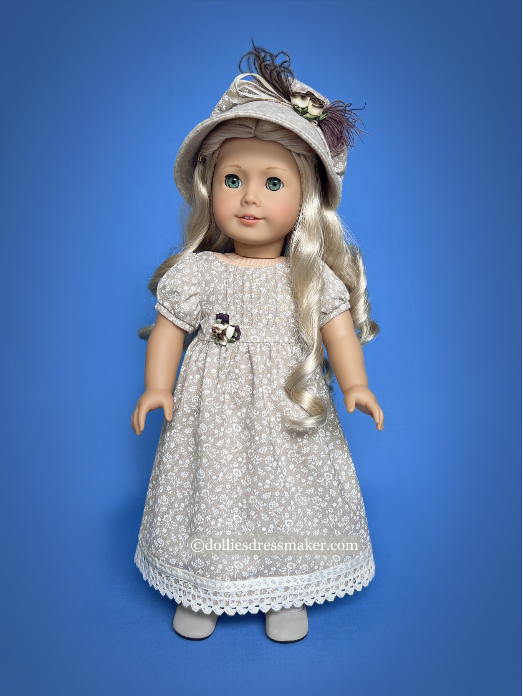Dress and Bonnet | American Girl Doll Caroline