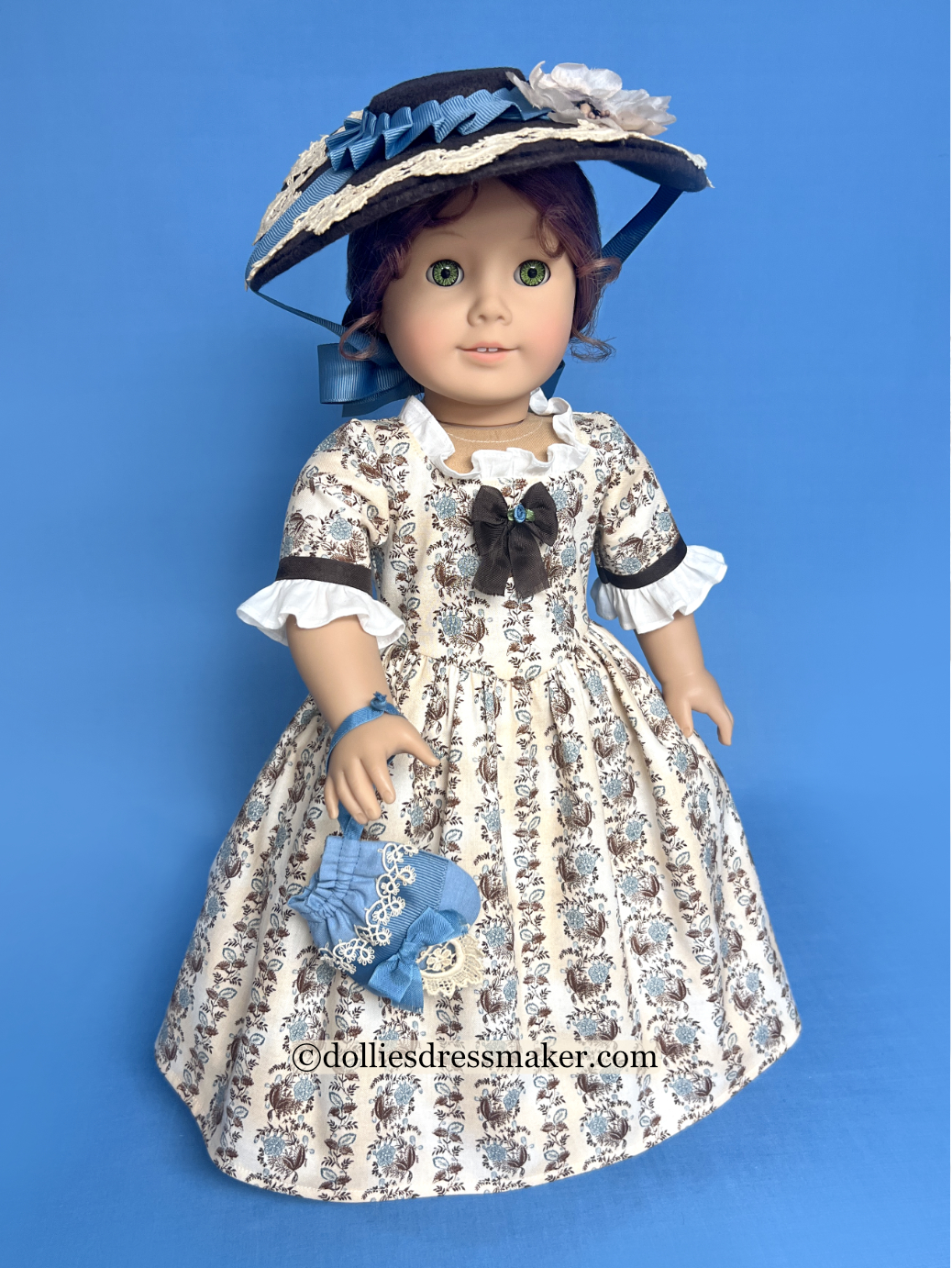 Three-Piece Ensemble | American Girl Doll Felicity • Elizabeth