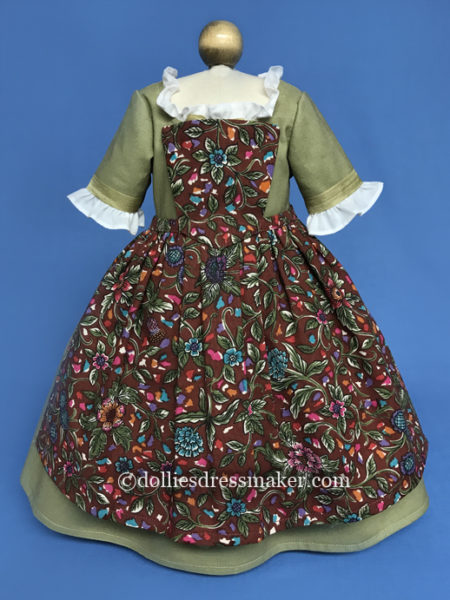 Gown and Pinner Apron | American Girl Doll Felicity • Elizabeth