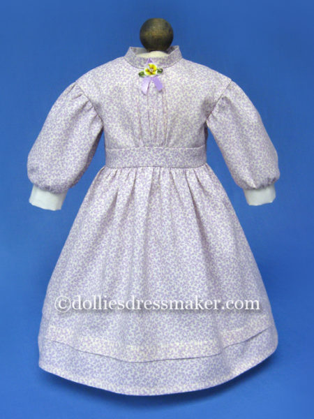Dress with Front Bodice Gathers | American Girl Doll Kirsten