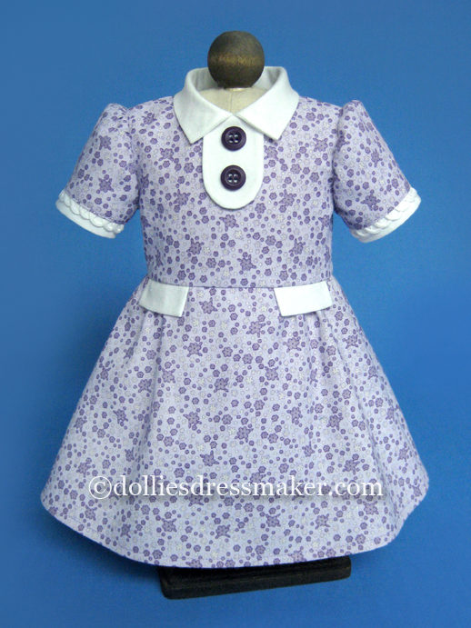 Spring Ditsy Print Dress | American Girl doll Molly • Emily