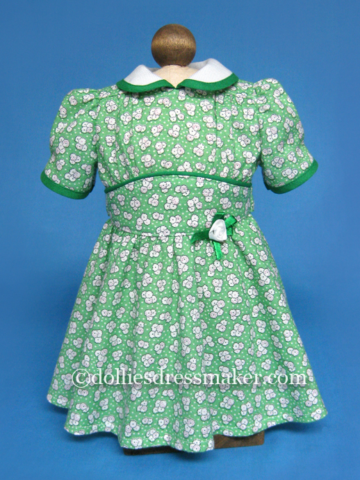 Dress with Curved Midriff | American Girl Doll Molly • Emily
