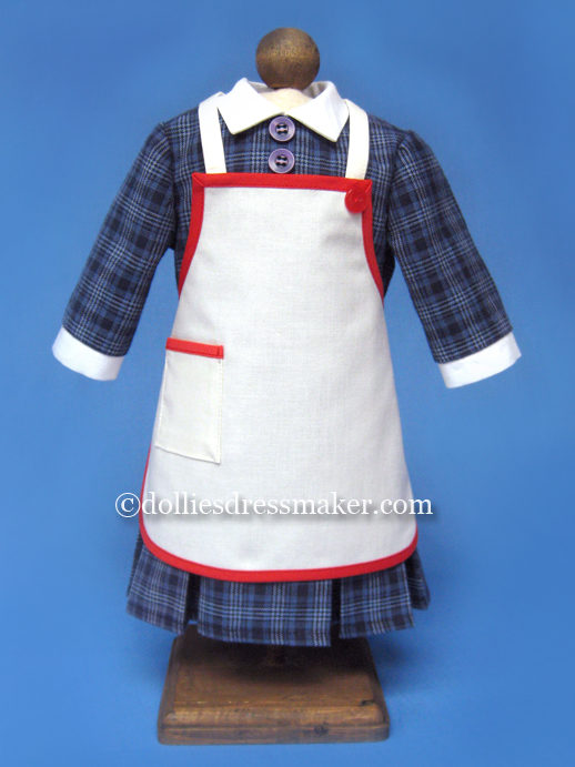 Dress and Apron | American Girl Doll Kit inspired by book illustration from “Kit’s Surprise: A Christmas Story"