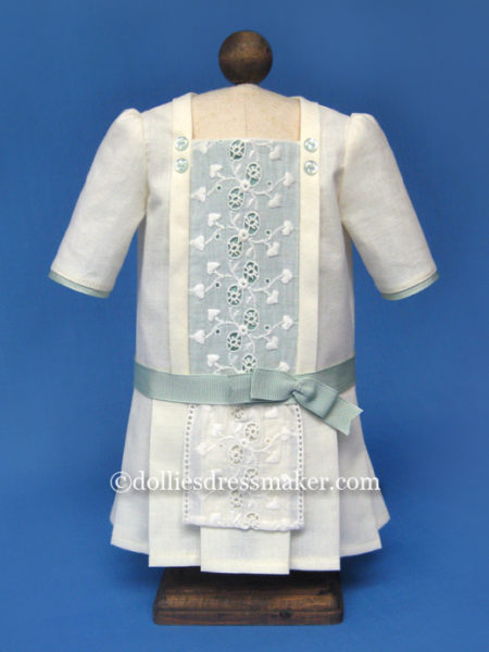 Frock with Front Panel and Vintage Lace | American Girl Doll Rebecca