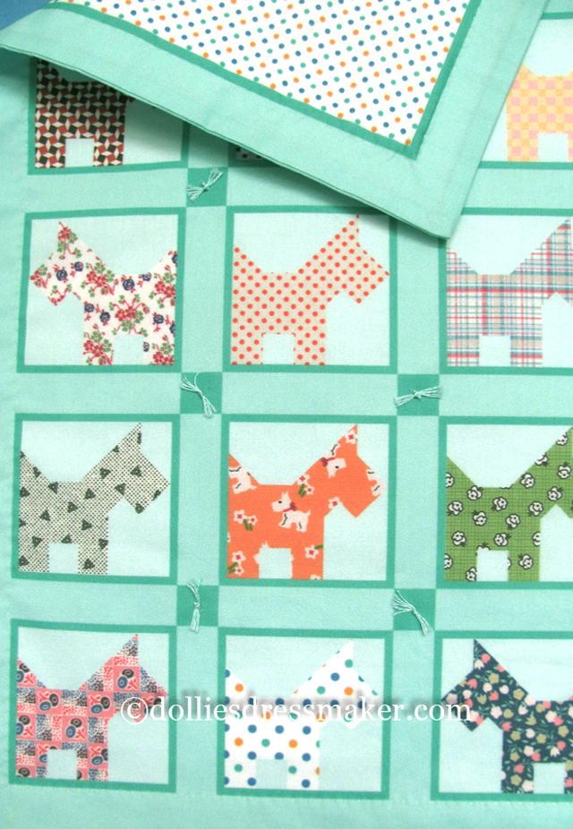 Petit Quilts Fabric Panel | Large quilt detail